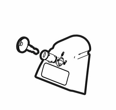 Mountain Top Roll Spare Part: Cargo Carrier Locks and Covers N02-1