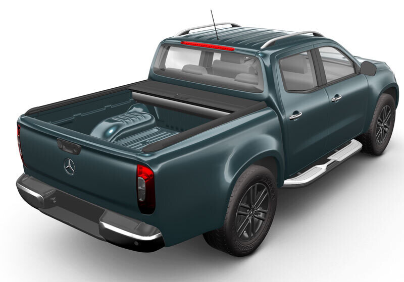 Mountain Top Roll Black Mercedes X-Class 2018+ Double Cab