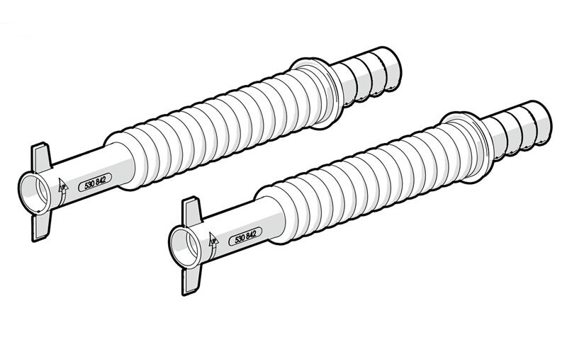 Mountain Top Roll Spare Part: Nissan - Drain Tubes Kit (2pc) M07d