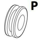 Mountain Top Roll Spare Part: Rubber Grommet for Drain Tube