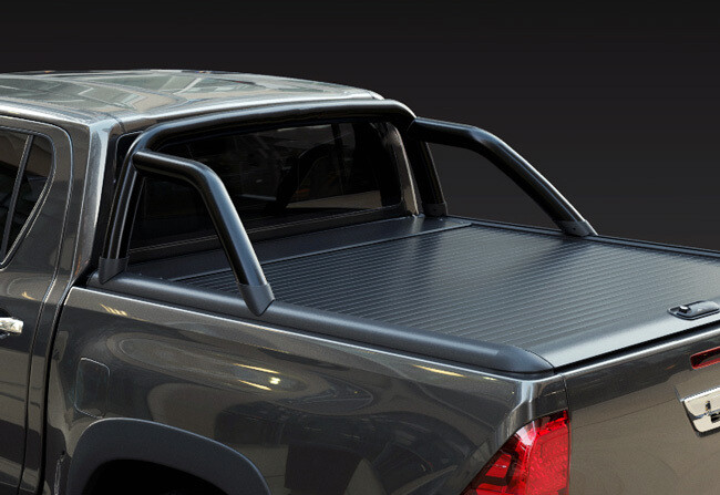 Mountain Top Roll Black Sports Bar - Toyota Hilux