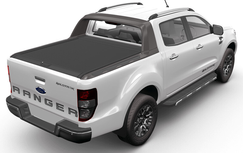 Mountain Top Roll Black Ford Ranger Wildtrak Double Cab