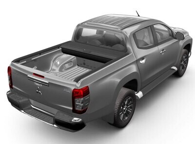 Mountain Top Roll Black Aluminium Roller Shutter Tonneau Cover - Fiat Fullback Double Cab