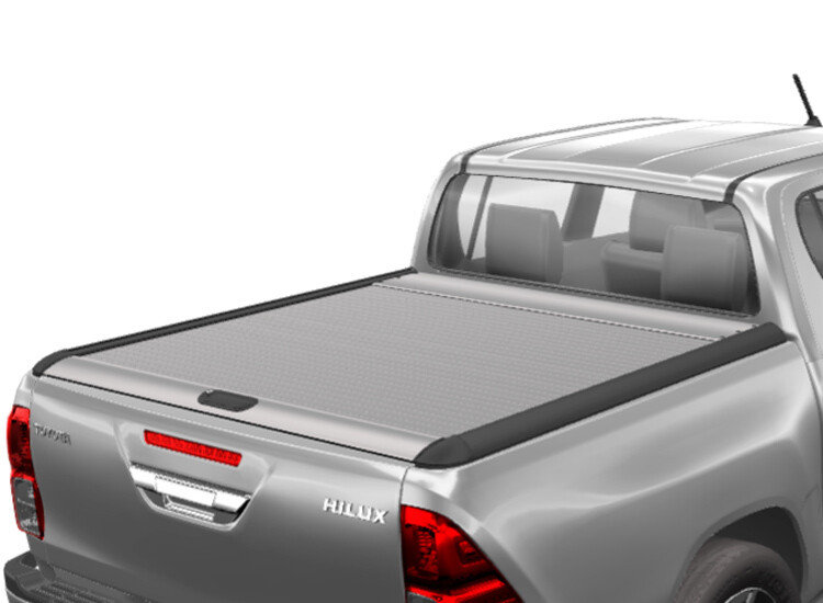 Mountain Top Roll Silver Toyota Hilux 16+ Double Cab Mountain Top Roll Silver Toyota Hilux 16+ Double Cab