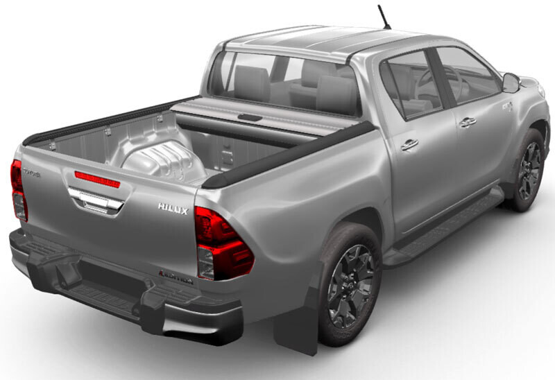 Mountain Top Roll Silver Toyota Hilux 16+ Double Cab