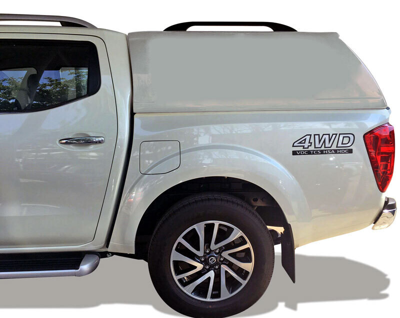 Smart Arctic Unglazed Hardtop - Nissan NP300 Navara Double Cab
