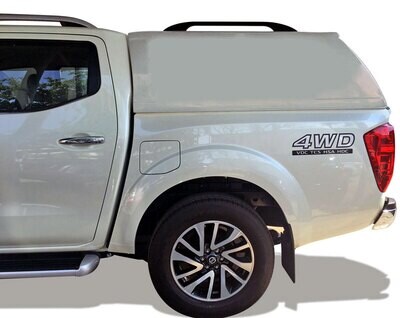 Smart Arctic Unglazed Hardtop - Nissan NP300 Navara Double Cab