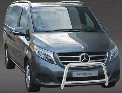 Antec EU-Front A-Bar 60 mm with Pipe - Mercedes V-Class 2014+