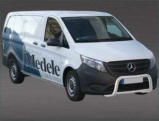 Antec EU-Front A-Bar 60 mm with Pipe - Mercedes Vito 2014+