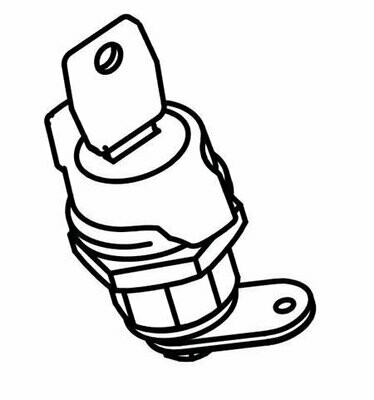 Mountain Top Spare Part: Lock Barrel &amp; Keys A11a