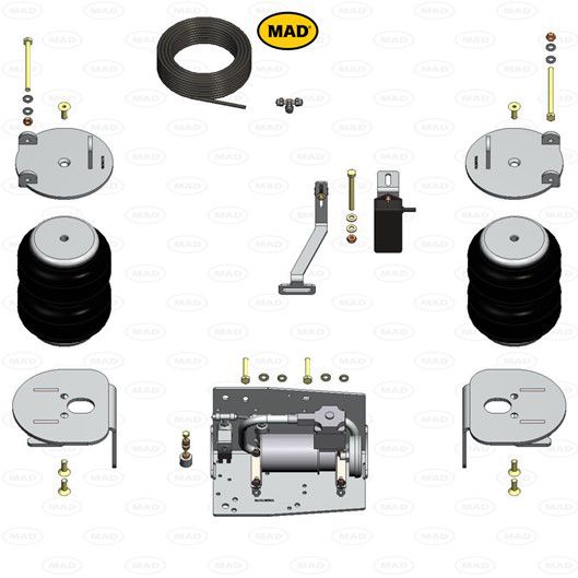 MAD Suspension Air Master Automatic TOYOTA Hilux VIII