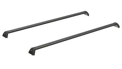 Mountain Top Roll Cross Bars in Black - Mitsubishi L200 Double Cab