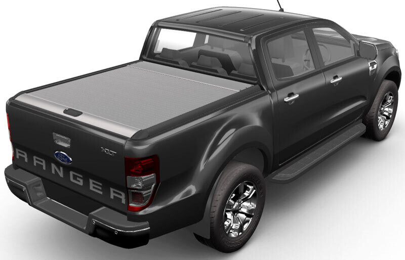 Mountain Top Roll Aluminium Roller Shutter Tonneau Cover - Ford Ranger Double Cab
