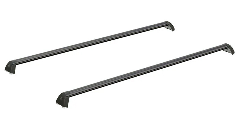 Mountain Top Roll Cross Bars in Black - VW Amarok Aventura 17+