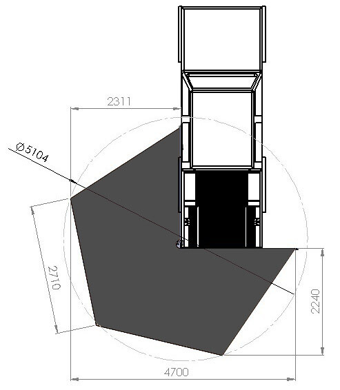 Big Country Ostrich Wing Awning LHS Grey Canvas