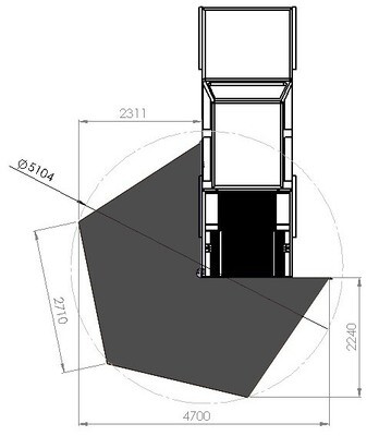 Big Country Ostrich Wing Awning LHS Grey Canvas