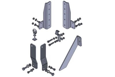 Big Country Ostrich Wing Penthouse Roof Tent Fitting Kit LHS