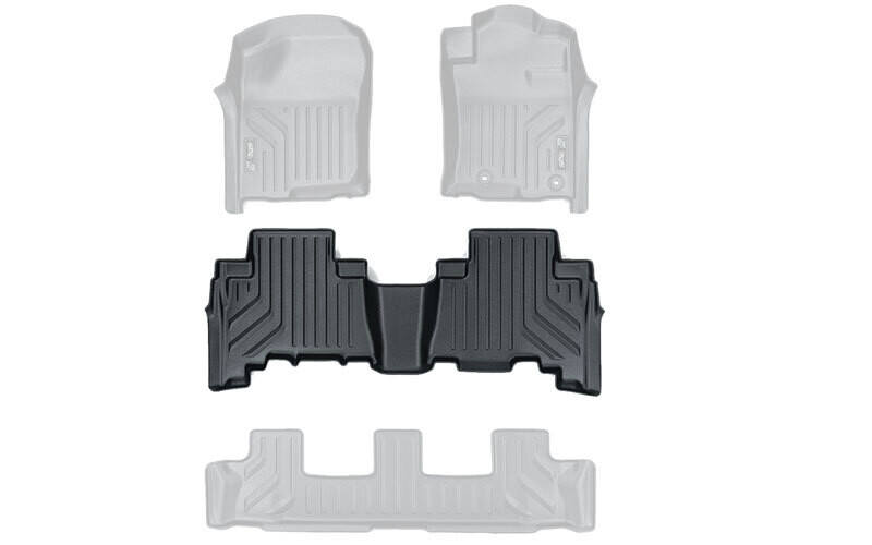 MaxPro Floor Mats Tailored Rear 2nd Row - Toyota Land Cruiser 150 19+