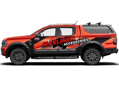 Max Wheel Arch Extension Kit in Black Textured -  Ford Ranger 2023+