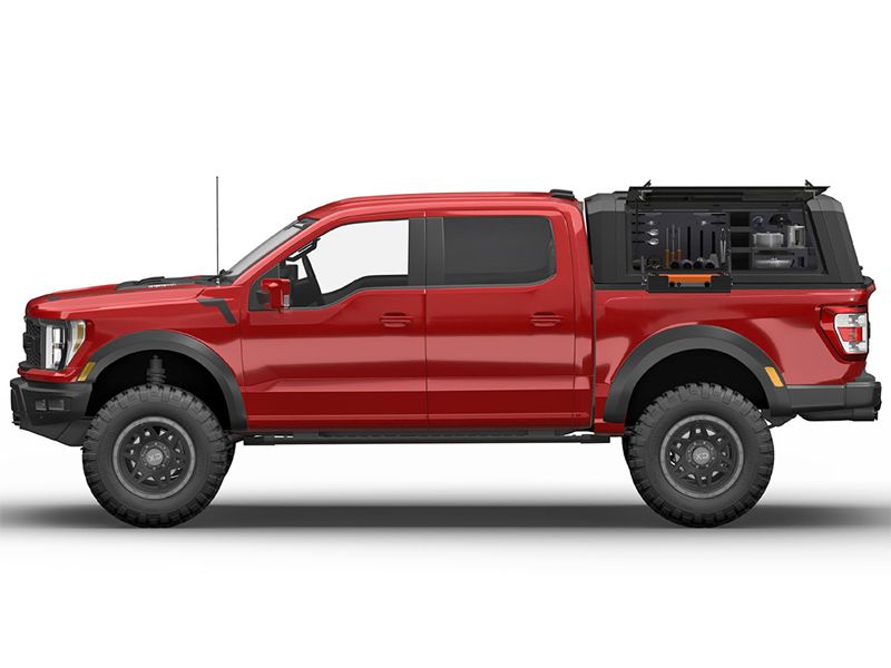 SmartCap Camp Kitchen Bin LHS GSI with Stove - Ranger/Hilux/D-Max