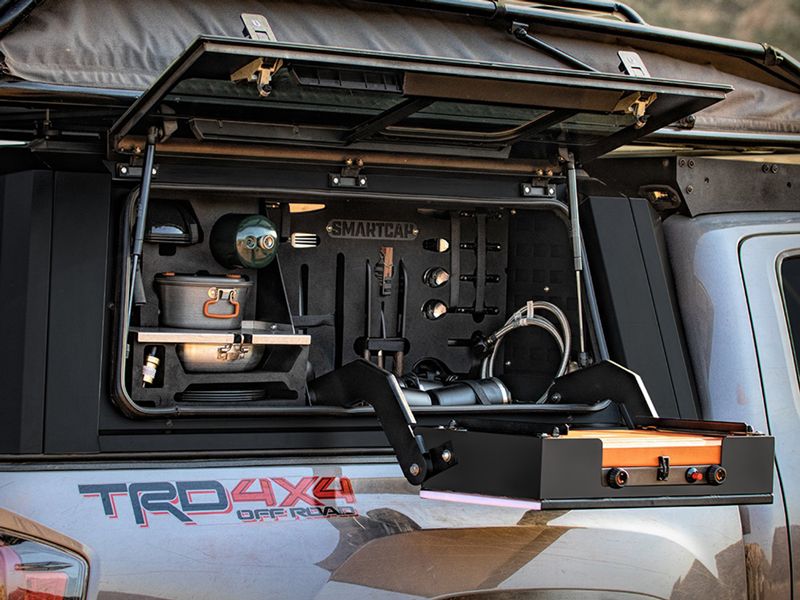 SmartCap Camp Kitchen Bin RHS GSI with Stove - Ranger/Hilux/D-Max
