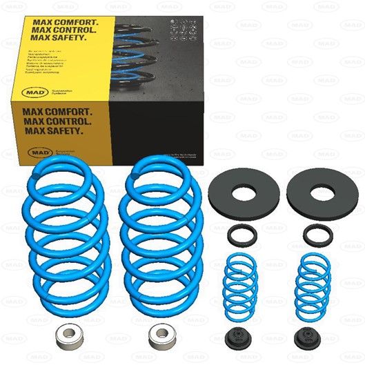 MAD Suspension Lift Springs Kit VOLKSWAGEN Transporter T5GP 2.0TDI 62+75KW