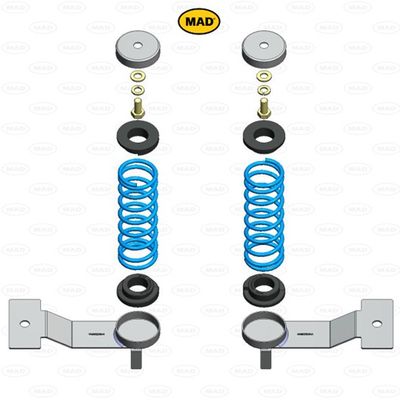 MAD Suspension Auxiliary Coil Springs VAUXHALL Movano Mk III/C (U9)