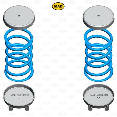 MAD Suspension Auxiliary Coil Springs VAUXHALL Movano Mk II/B (X62)