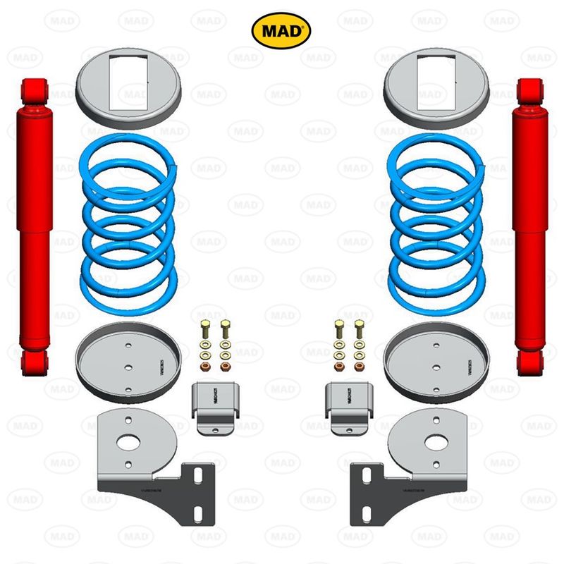 MAD Suspension Special Duty Coil Springs VOLKSWAGEN Crafter SY. SX