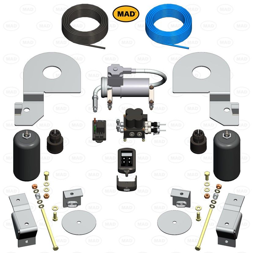 MAD Suspension Air Master Premium VOLKSWAGEN Transporter T5. T5GP