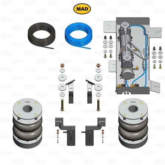 MAD Suspension Air Master Ultimate VOLKSWAGEN Transporter T5. T5GP