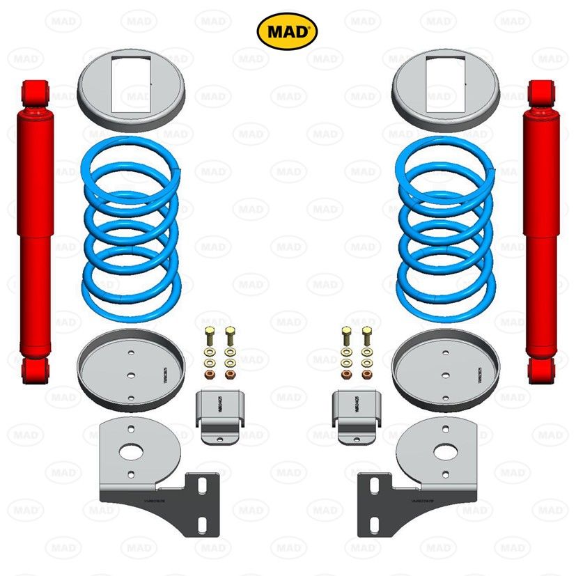 MAD Suspension Special Duty Coil Springs VOLKSWAGEN Crafter SY. SX