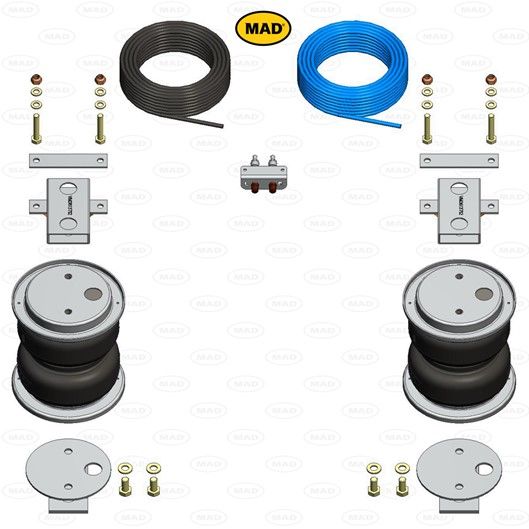 MAD Suspension Air Master Basic TOYOTA Hi-Lux VII (N1.N2.N3)