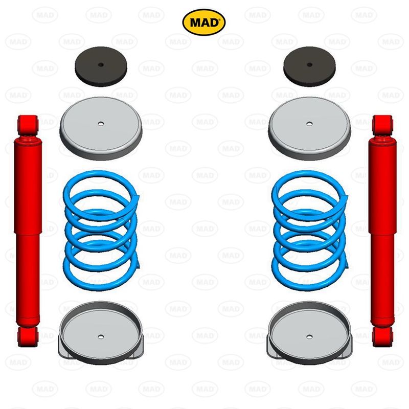 MAD Suspension Special Duty Coil Springs PEUGEOT Boxer Y. 250. 290