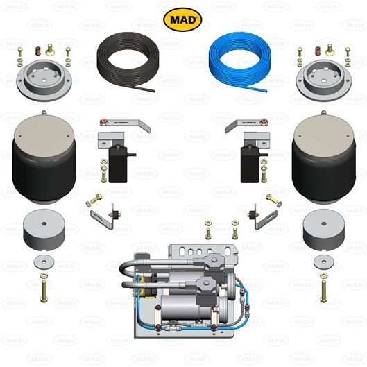 MAD Suspension Air Master Ultimate PEUGEOT Partner K9