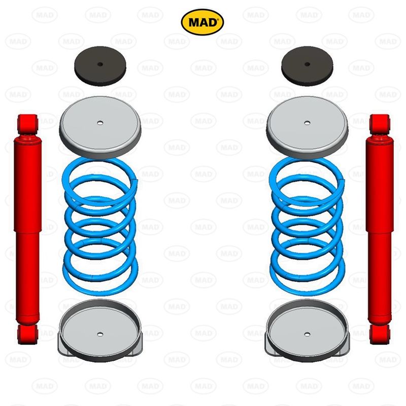 MAD Suspension Special Duty Coil Springs OPEL Movano C. U9