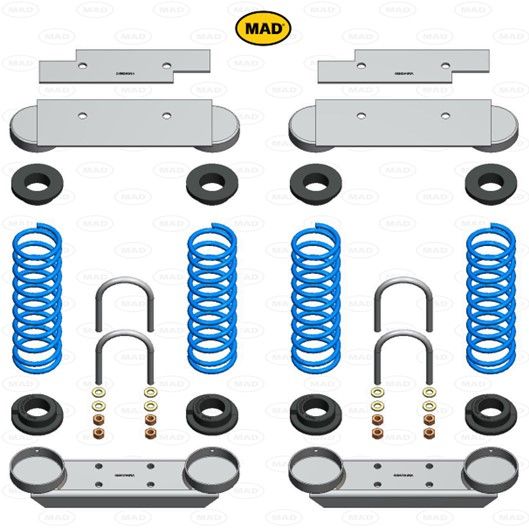 MAD Suspension Auxiliary Coil Springs OPEL Movano A (X70)