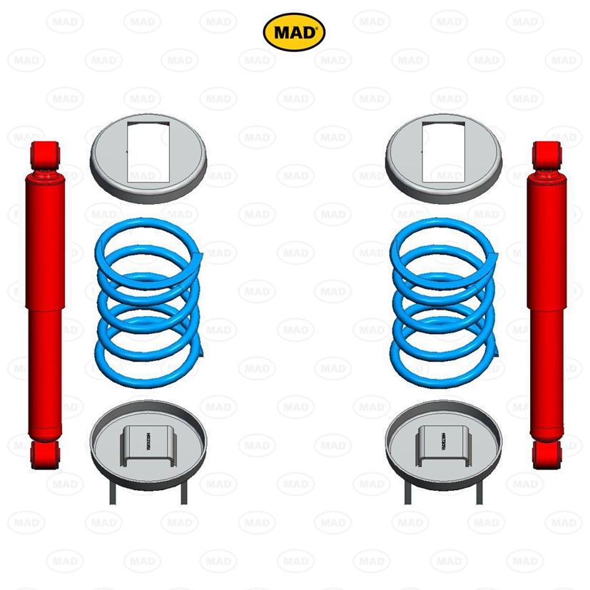 MAD Suspension Special Duty Coil Springs MERCEDES-BENZ Sprinter 910