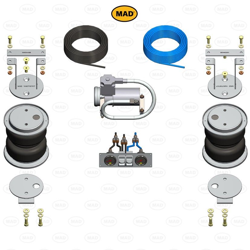 MAD Suspension Air Master Comfort ISUZU D-max II (TFR.TFS)