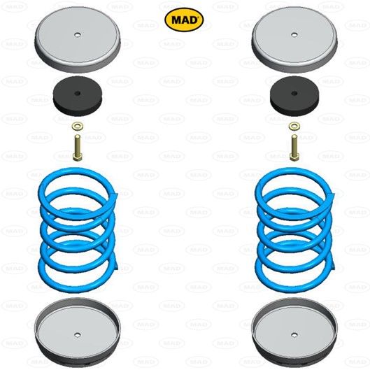 MAD Suspension Auxiliary Coil Springs MAXUS Deliver9 SV63C/D