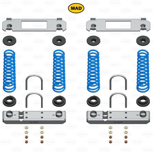 MAD Suspension Auxiliary Coil Springs HYUNDAI H350