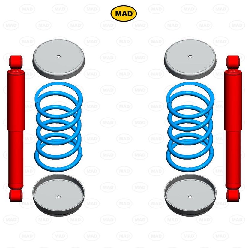 MAD Suspension Special Duty Coil Springs FORD Transit V363