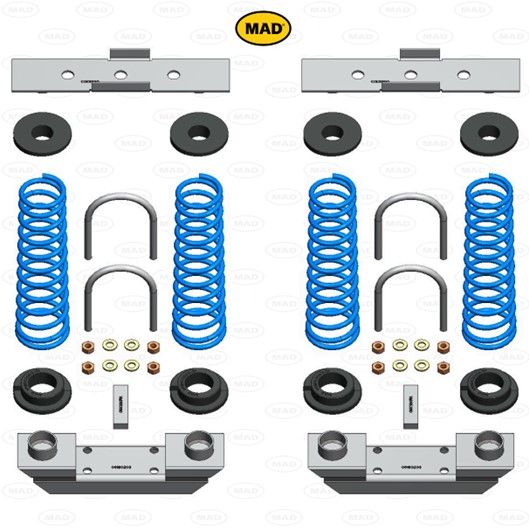 MAD Suspension Auxiliary Coil Springs FORD Transit 260. 280. 300. 330. 350 (FA)