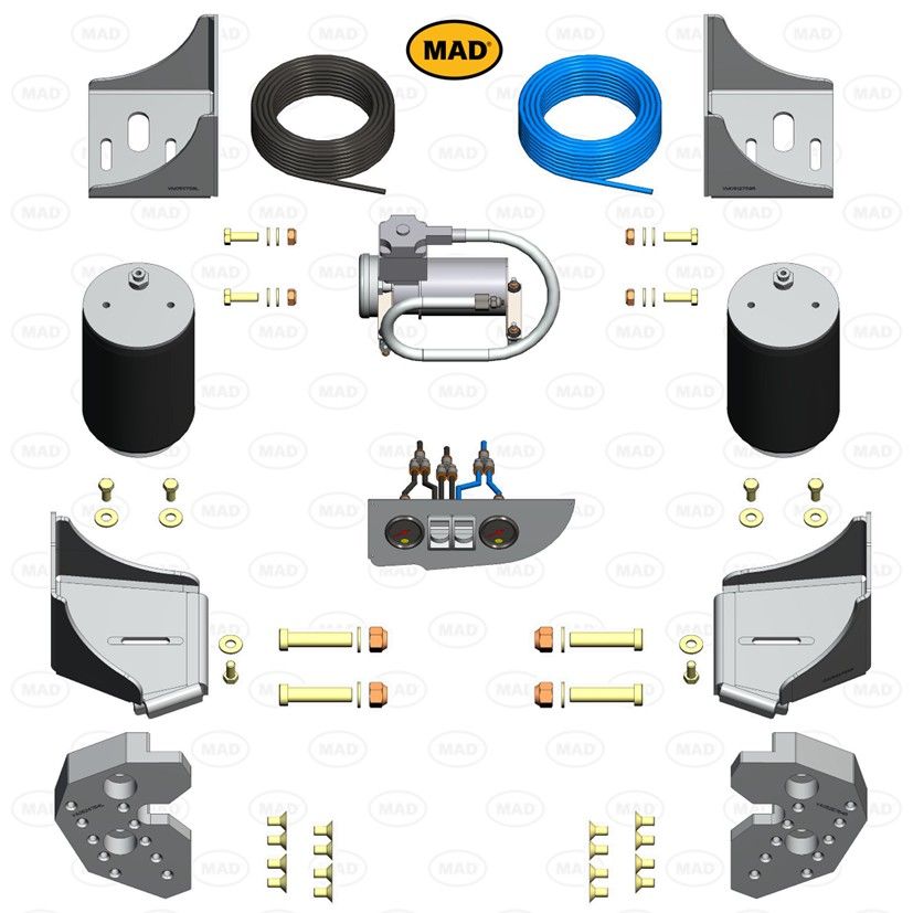 MAD Suspension Air Master Comfort FIAT Ducato + AL-KO chassis AMC-F1 (X250/X290)