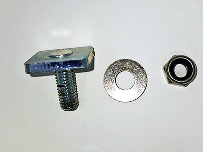 Big Country Spare Part: Ostrich Stud Plate Assy, M8x20