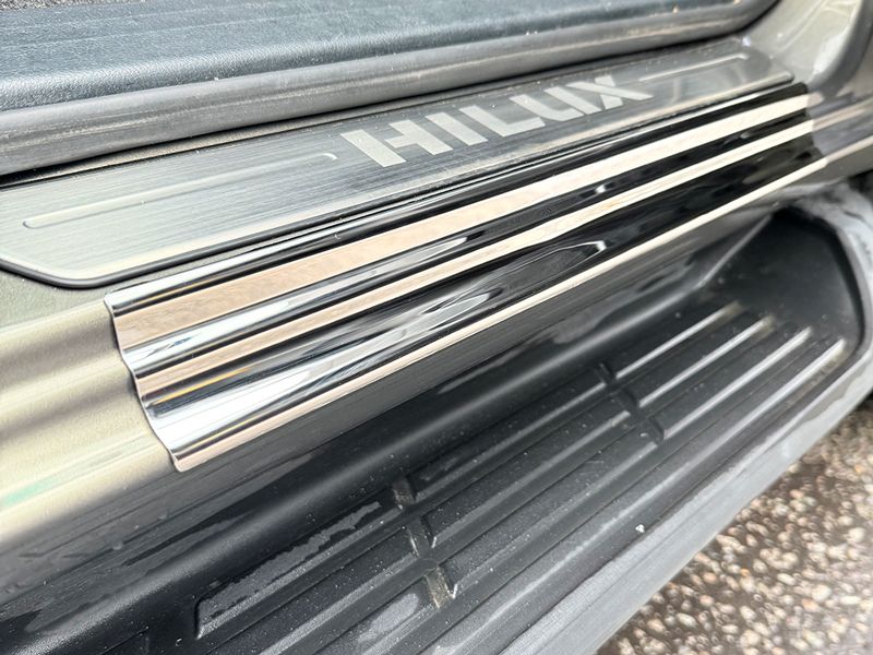 Door Sill Protector Cover Stainless Scuff Plates - Toyota Hilux 2016-2026