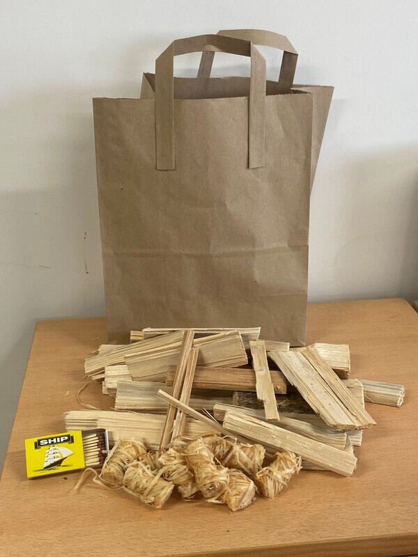 Kindling & firelighter kit