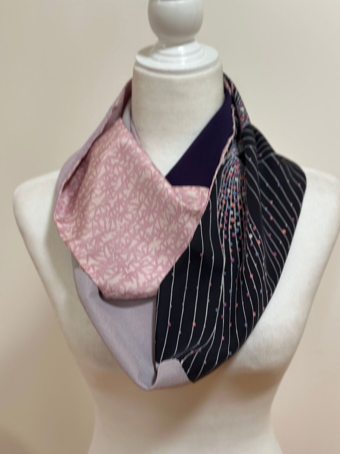 Double infinity scarf 7 x 60 in