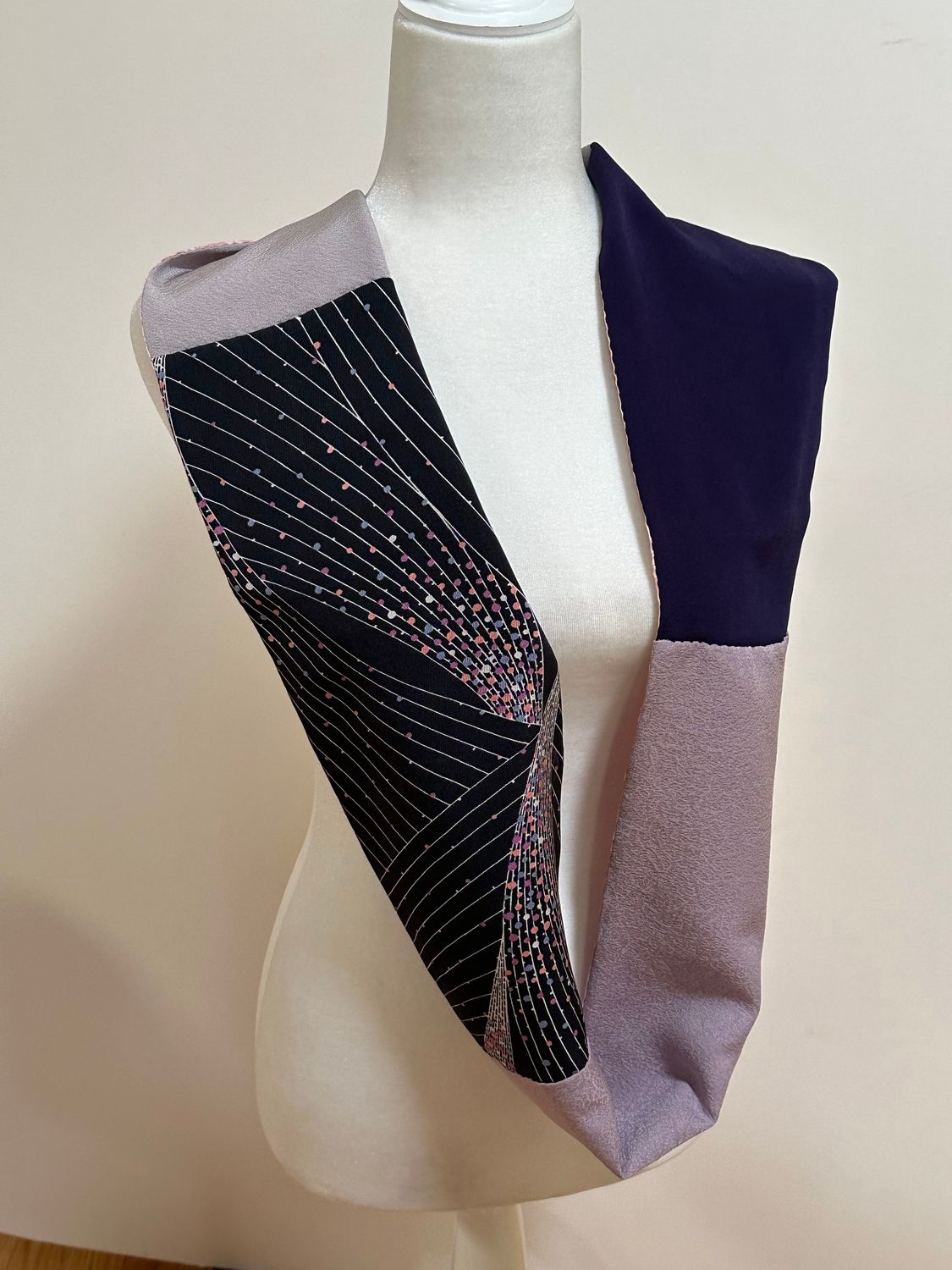 Double infinity scarf 7 x 60 in