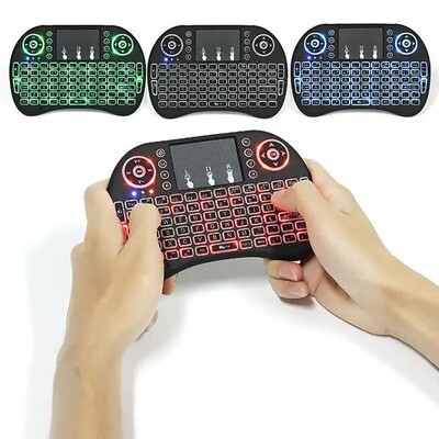 I8 Wireless Keyboard with Touchpad Backlit